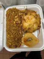 Best C28. Shrimp Egg Foo Young and Fried Shrimp Combo Plate in Jamaica Plain, MA