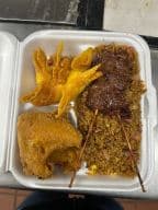 Best C26. Chicken Wing, Crab Rangoon, and Beef Teriyaki Combo Plate in Jamaica Plain, MA